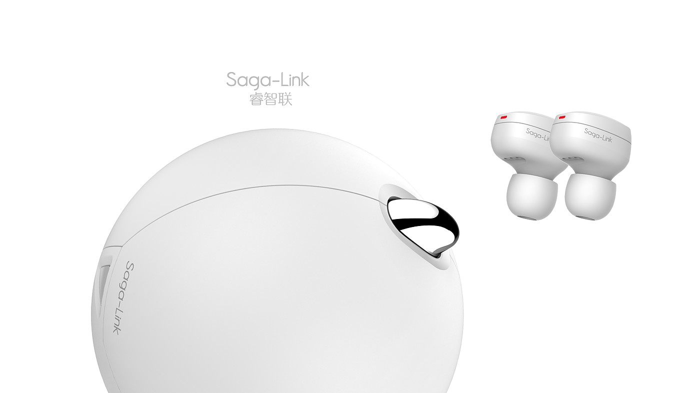 headset，tws，Bluetooth headset，Sunrise impression，product design，