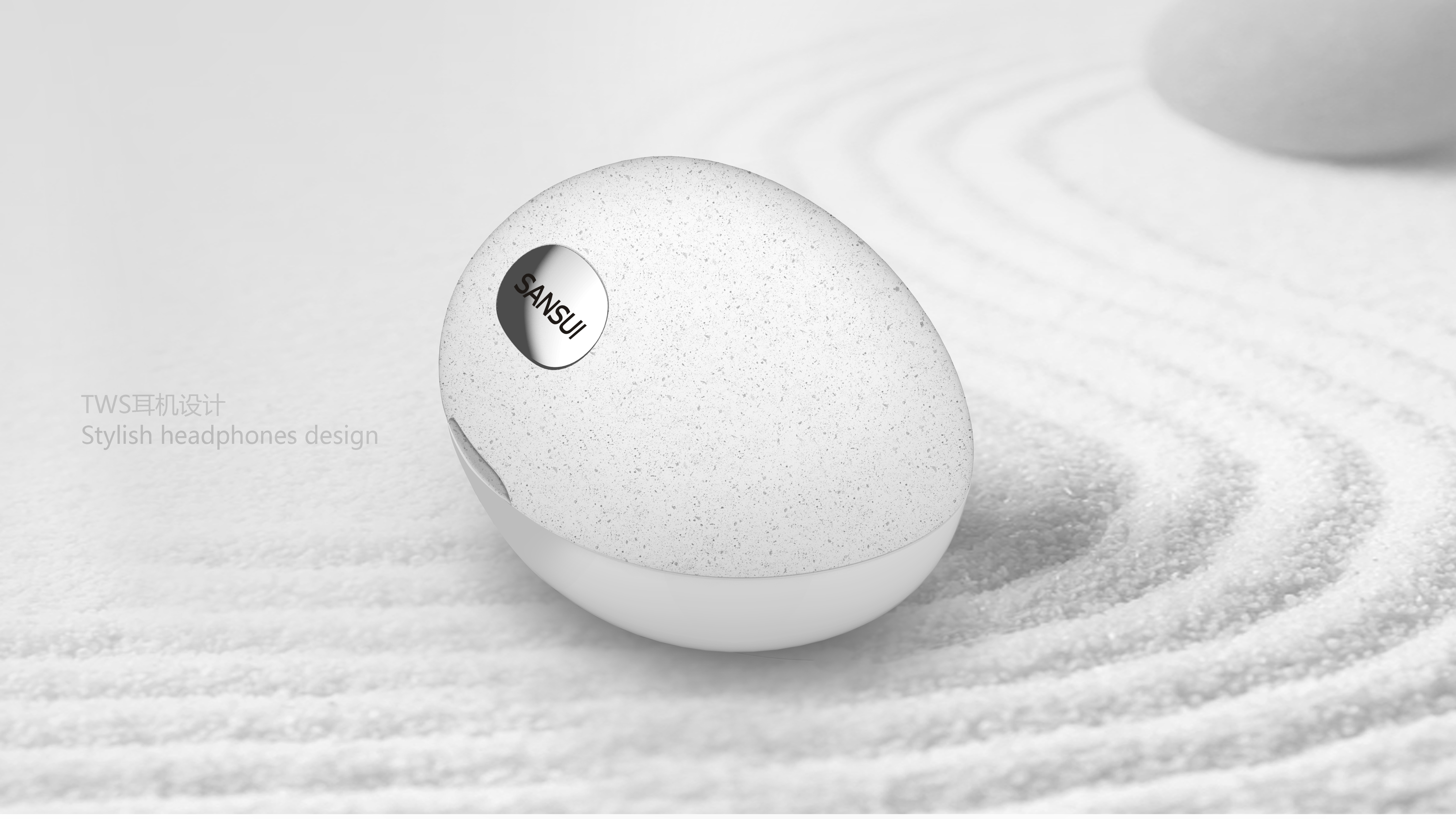 product design，industrial design，Sunrise impression，headset，Bluetooth headset，