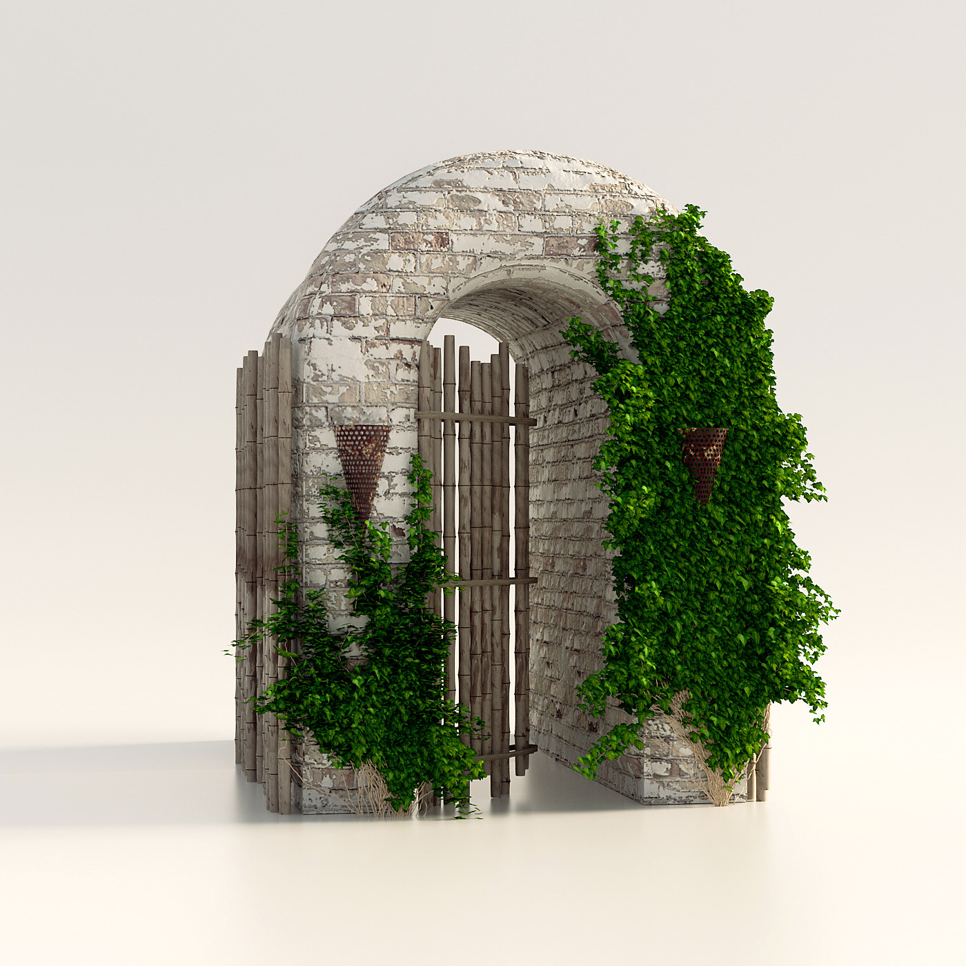 Flower pot rack，Industrial wind，Environmental economy，Waste materials，