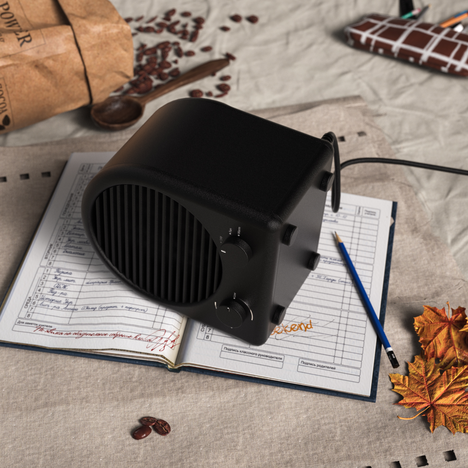 Air heater，desktop，Render，