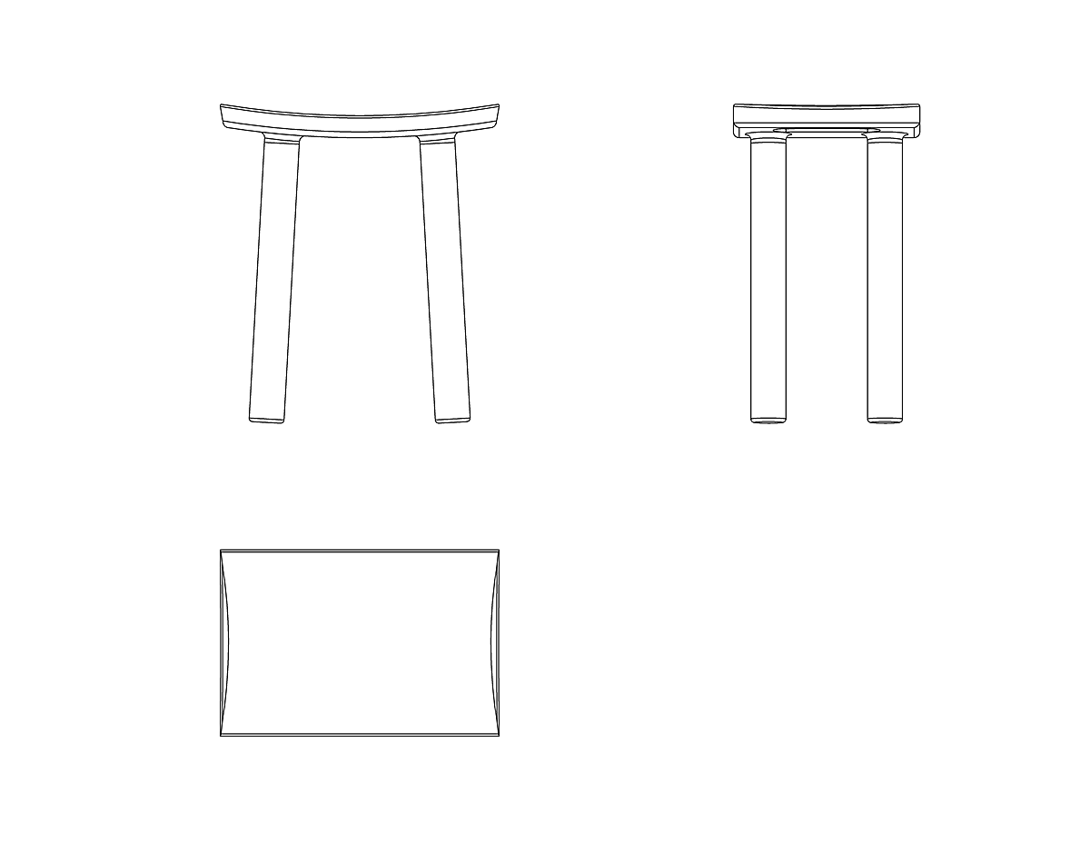 muji，furniture design ，wooden ，stool，