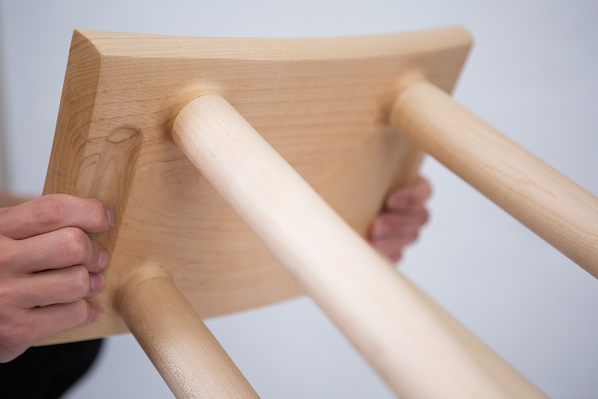 muji，furniture design ，wooden ，stool，