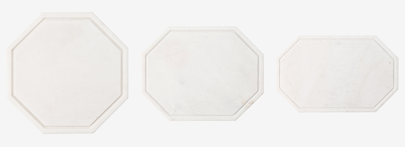 Pavel Vetrov，a chopping board，Octagonal，chopping block，wooden ，