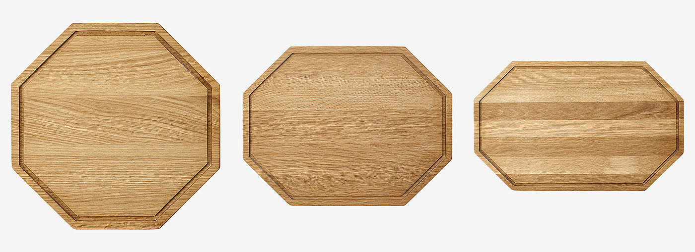 Pavel Vetrov，切菜板，八角形，砧板，木制，