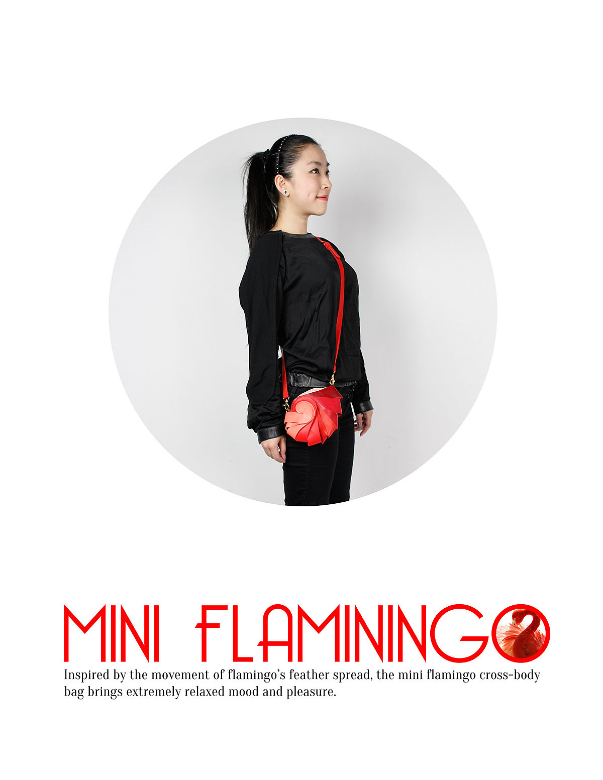 时尚，手工艺，Mini Flamingo Bag，火烈鸟，背包，