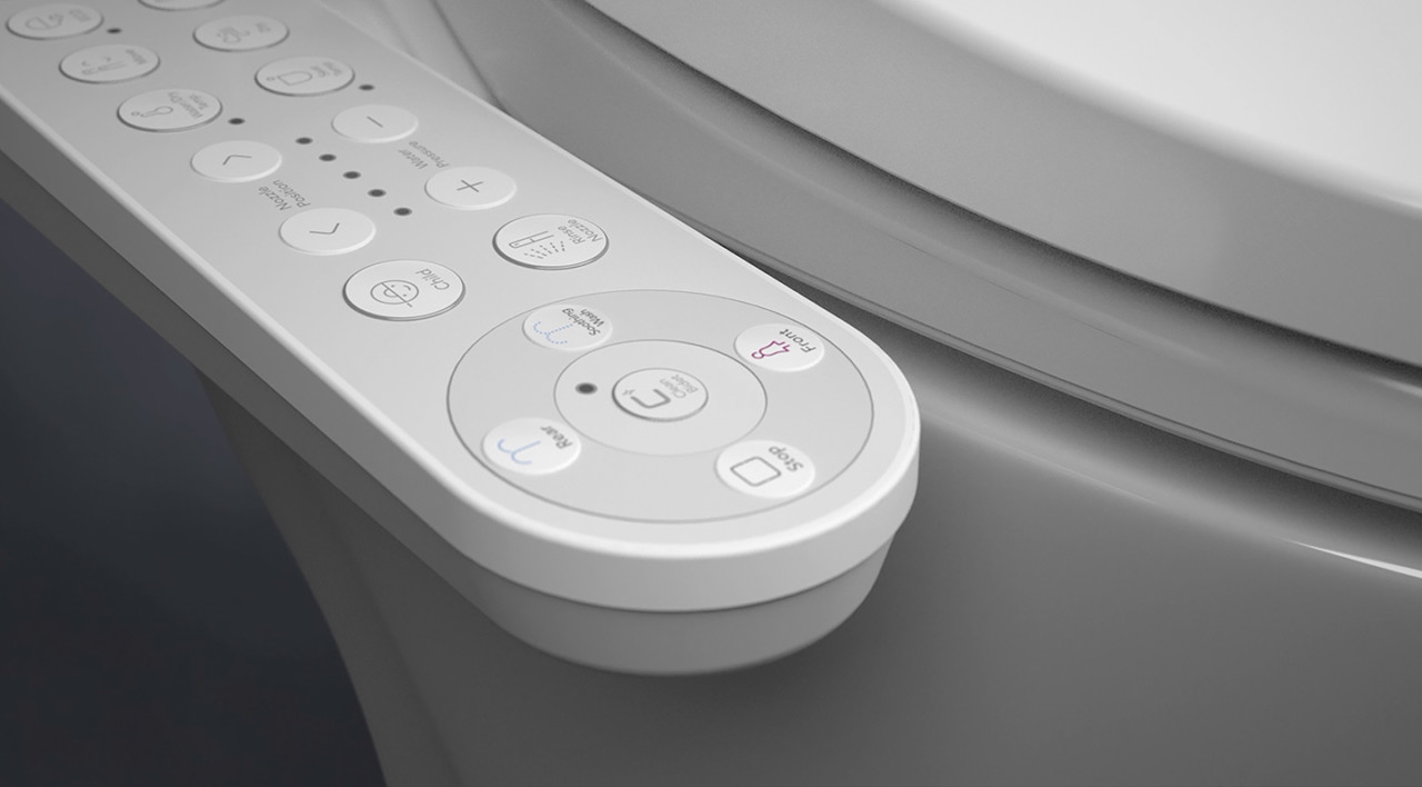 Sit down，closestool，white，hygiene，intelligence，Toilet cover，