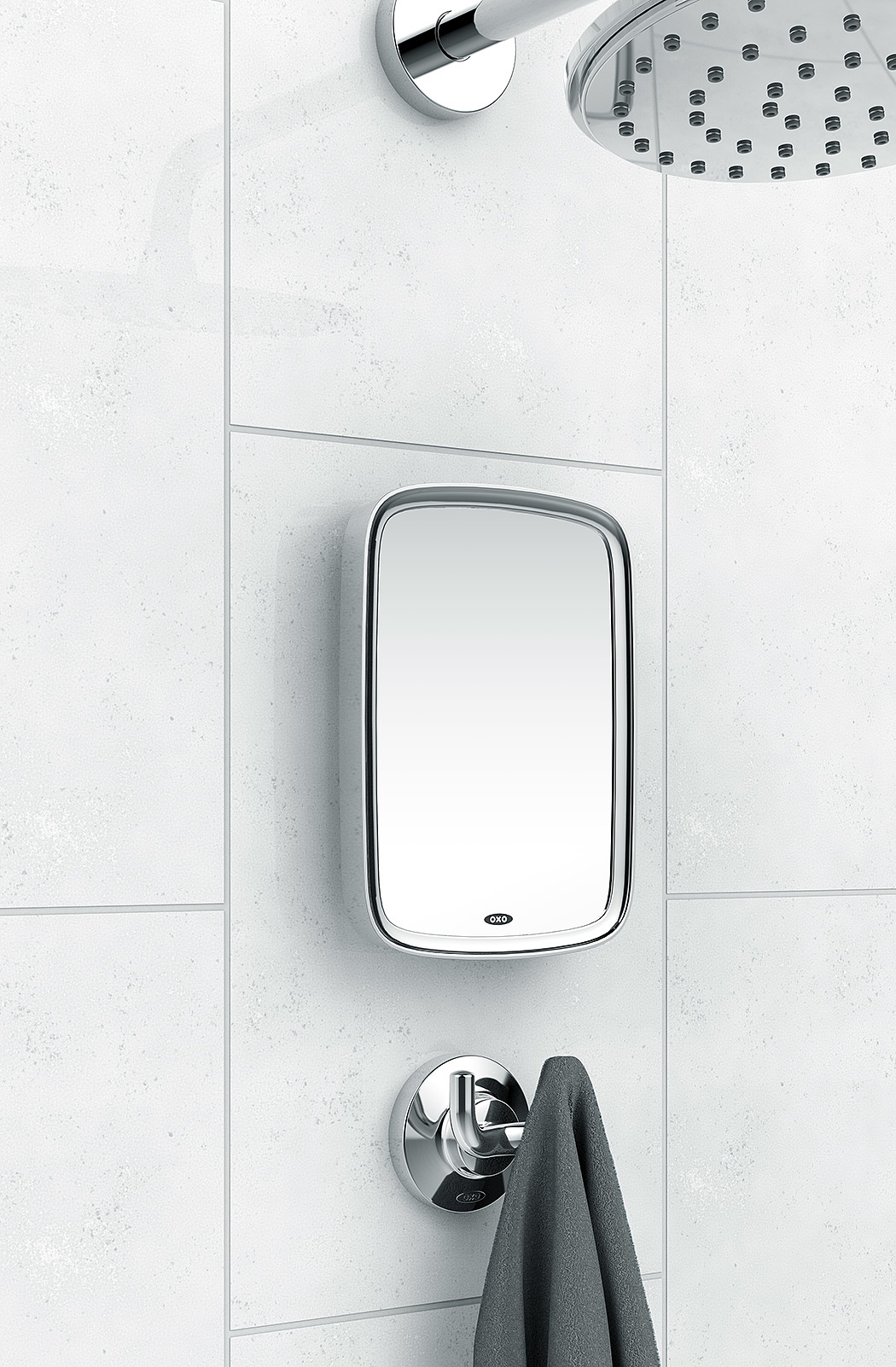 Soap rack，Wall mirror，sucker，Take a bath，