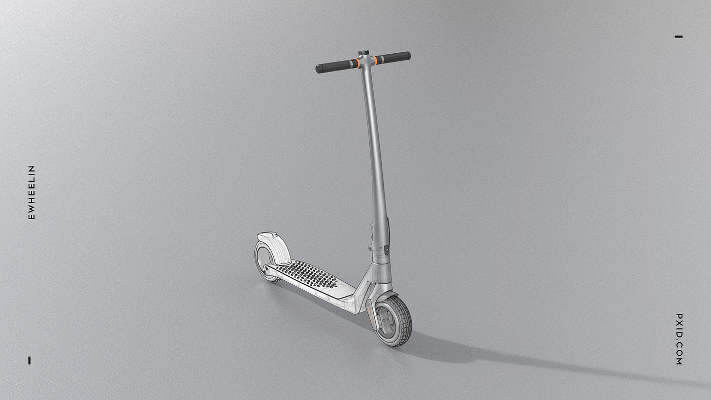 Design of electric scooter，Scooter design，Electric vehicle design，Design of transportation tools，