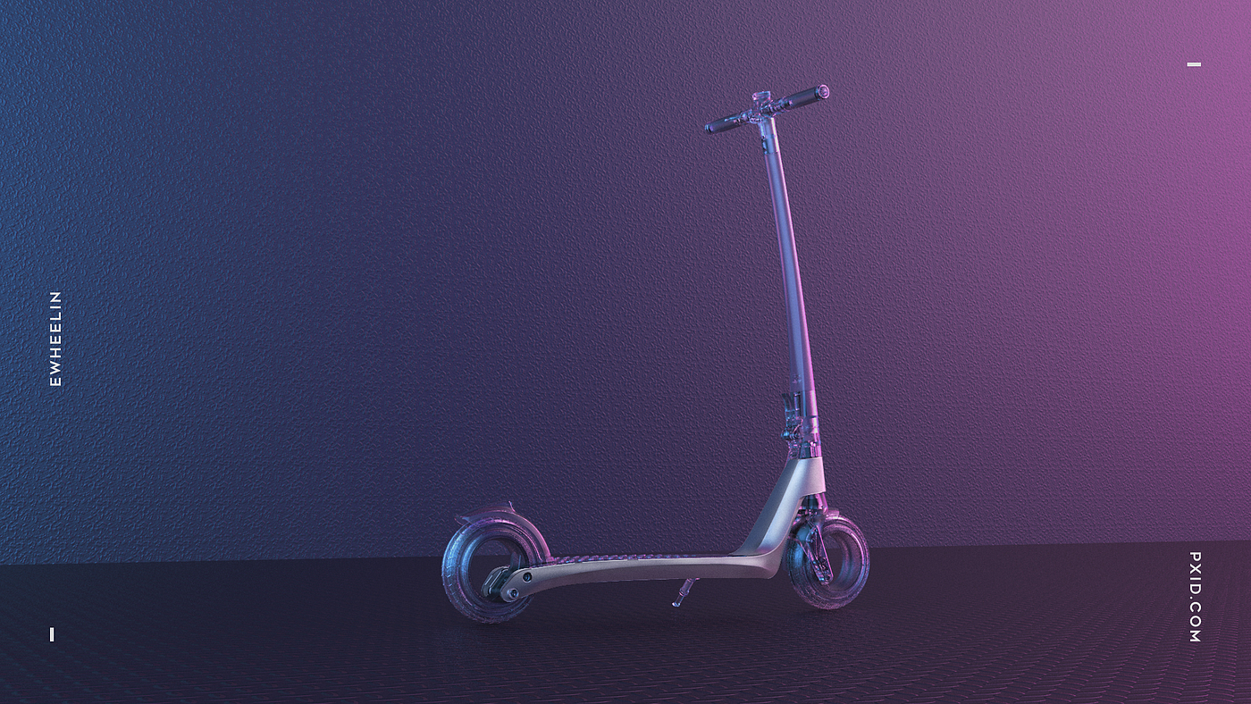 Design of electric scooter，Scooter design，Electric vehicle design，Design of transportation tools，