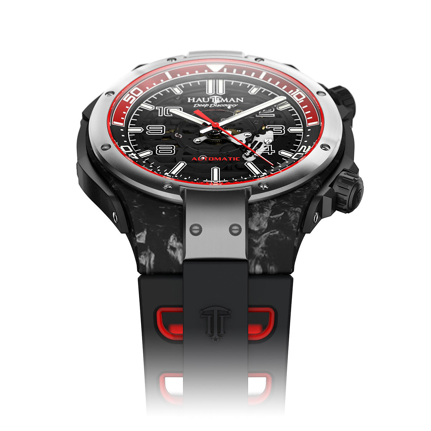 Wrist watch，skeleton，motion，