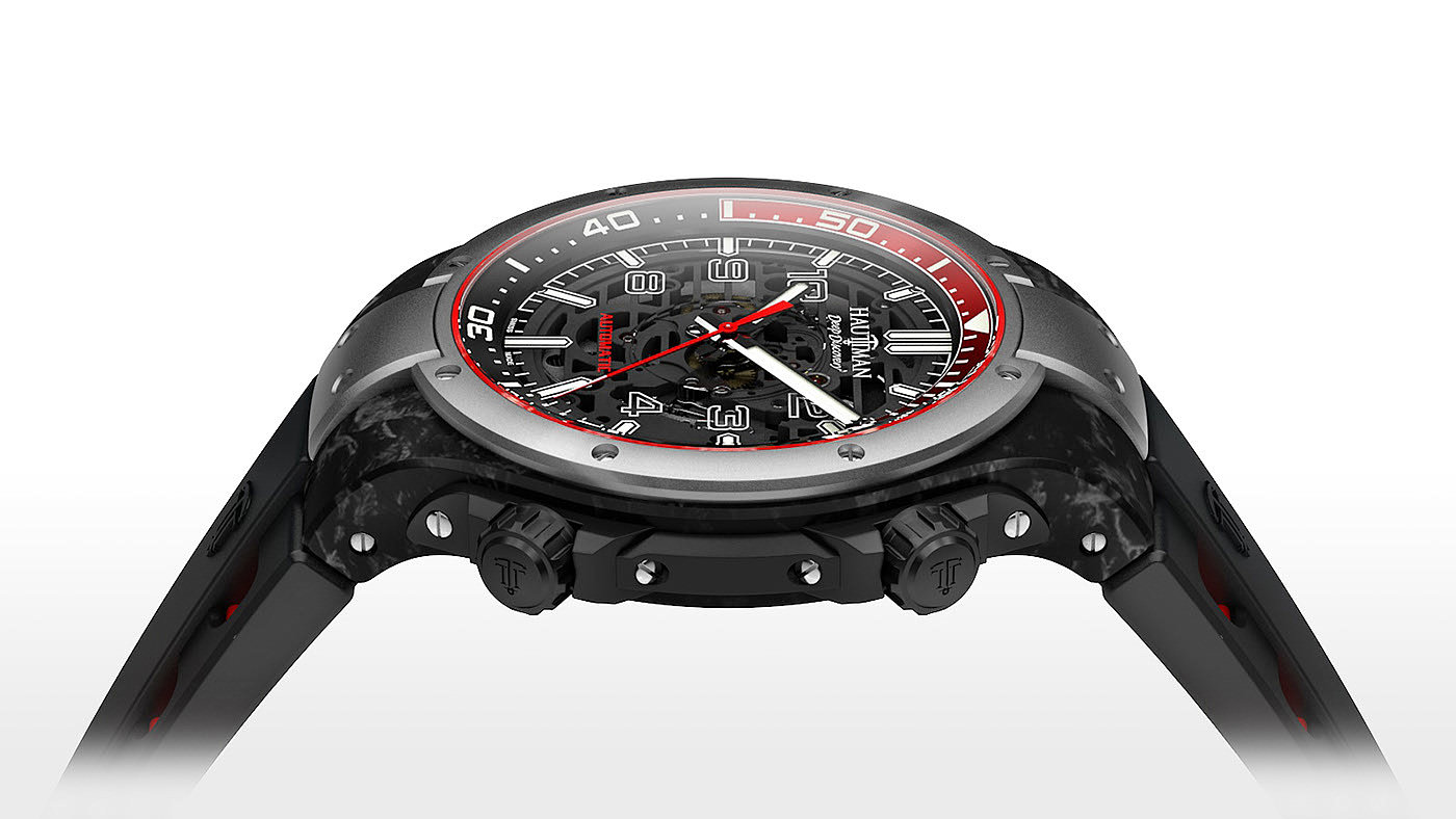 Wrist watch，skeleton，motion，