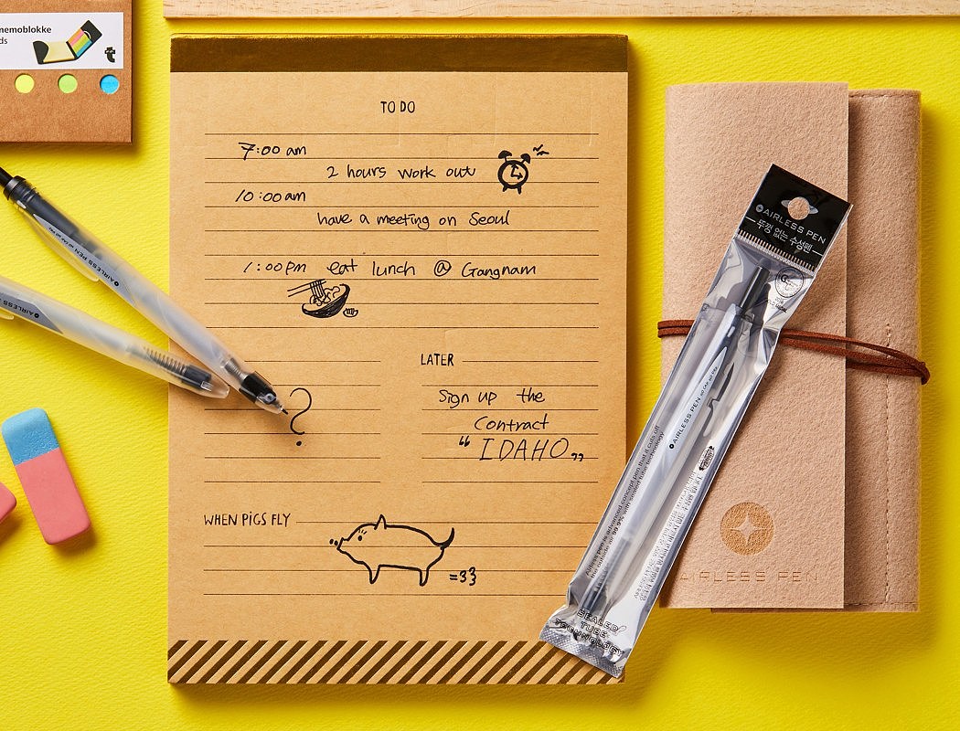 Stationery，Watercolor pen，The Airless Pen，All Button，