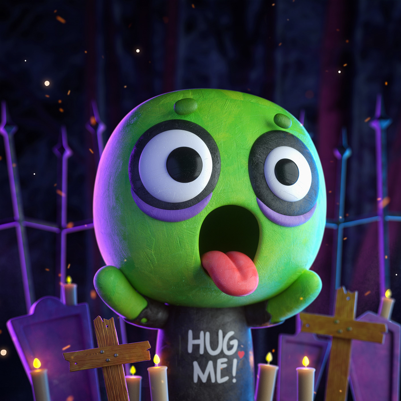 Cartoon，c4d，Character design，