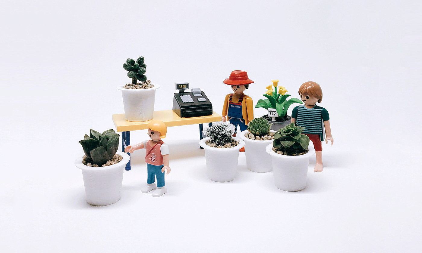 Neverland，Plant Kit，Fleshy，3D printing，