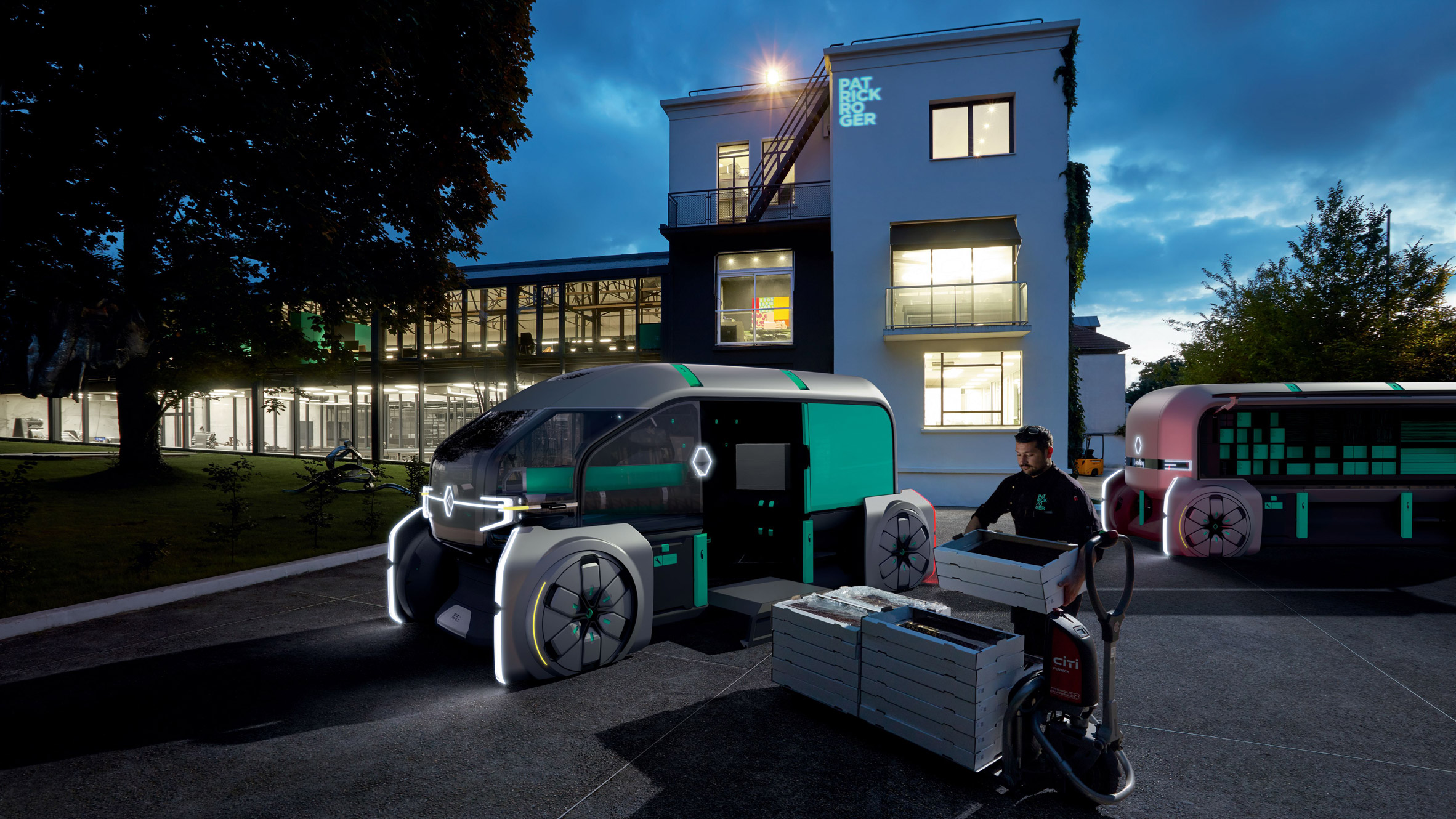 Driverless，Mail cabin fleet，modularization，