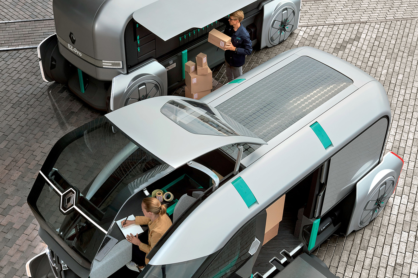 Driverless，Mail cabin fleet，modularization，