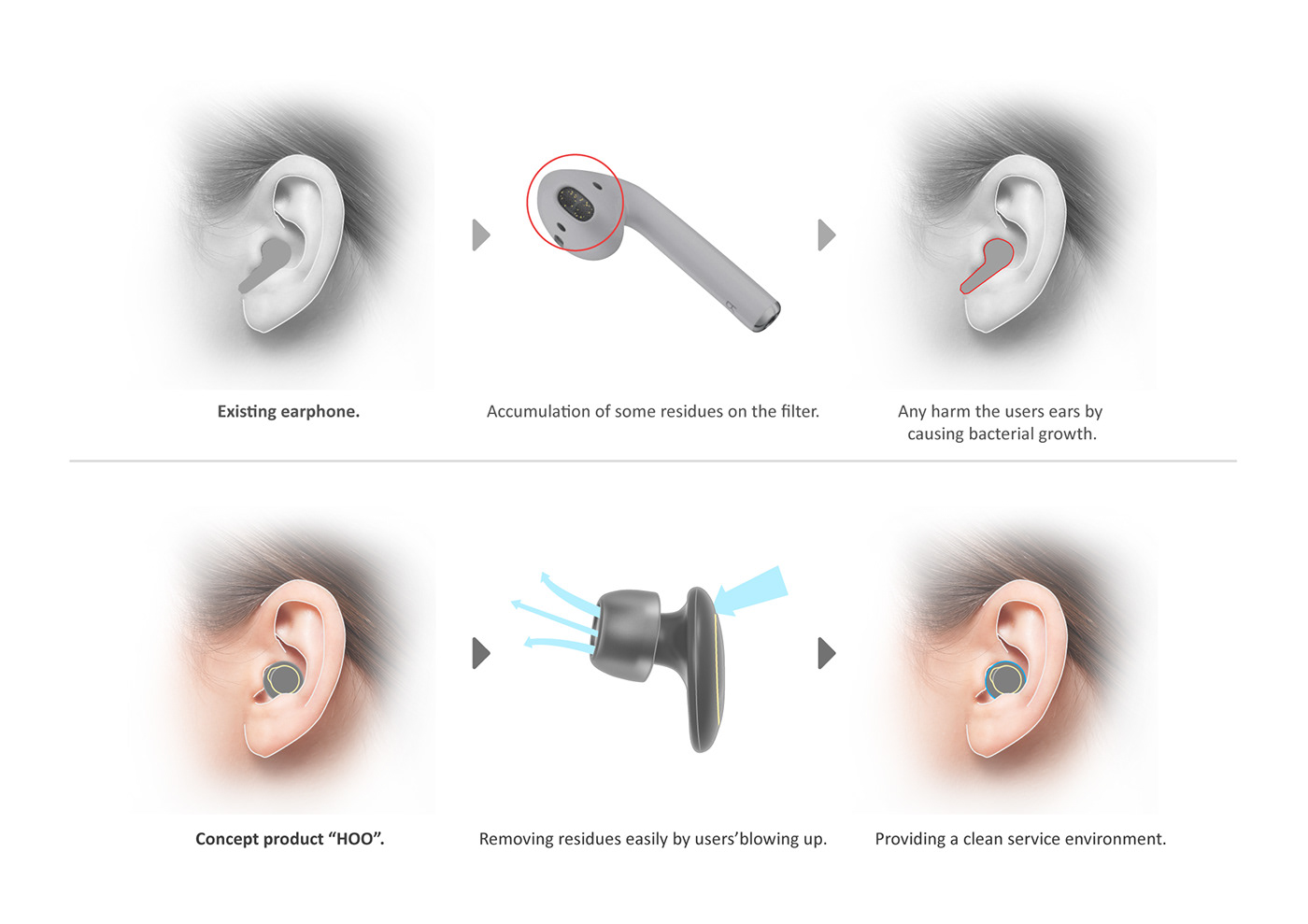 HOO，Bluetooth headset，black，