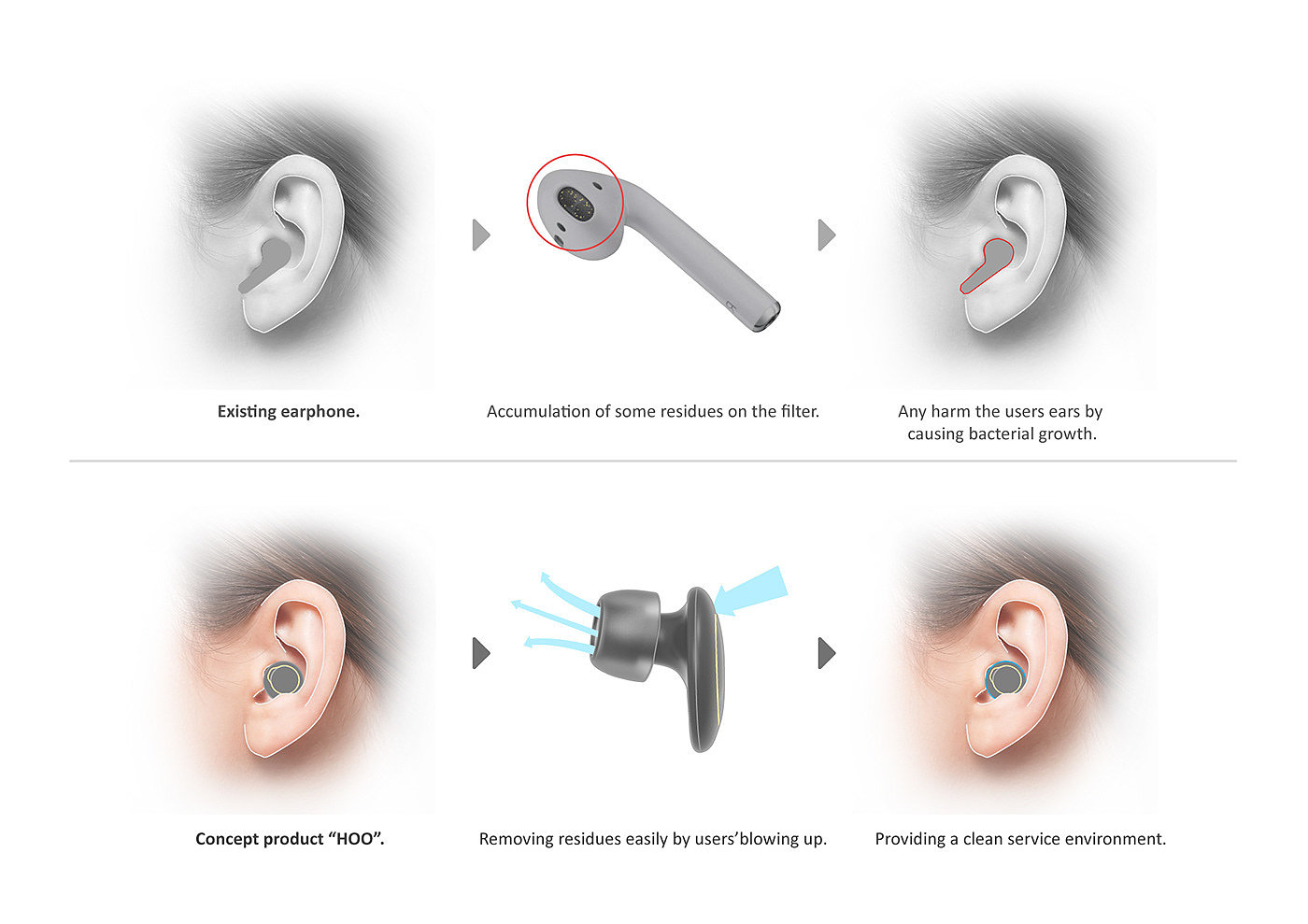 HOO，Bluetooth headset，black，