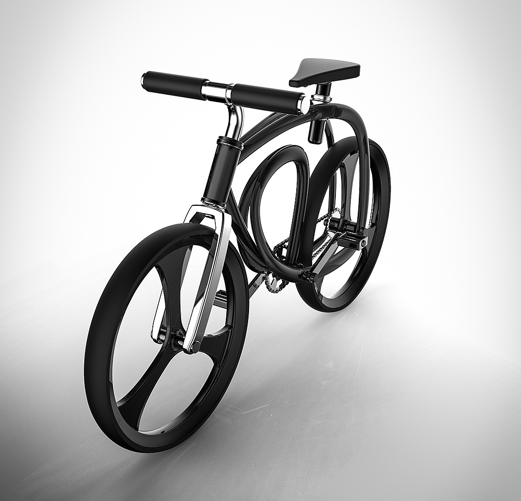 Bicycle，black，3D printing，