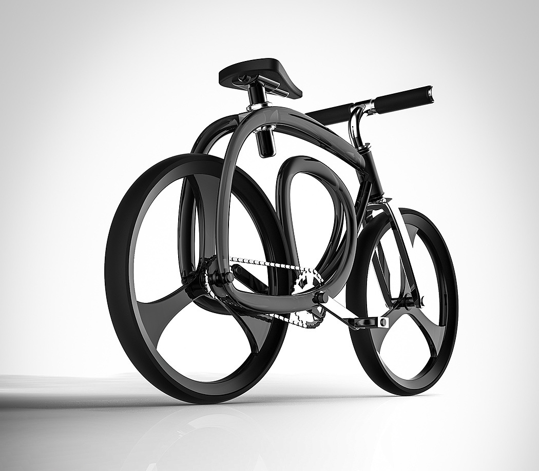 Bicycle，black，3D printing，