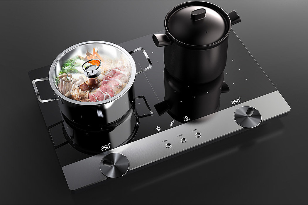 barbecue，Hot Pot，Induction plate，Multifunctional baking pan，