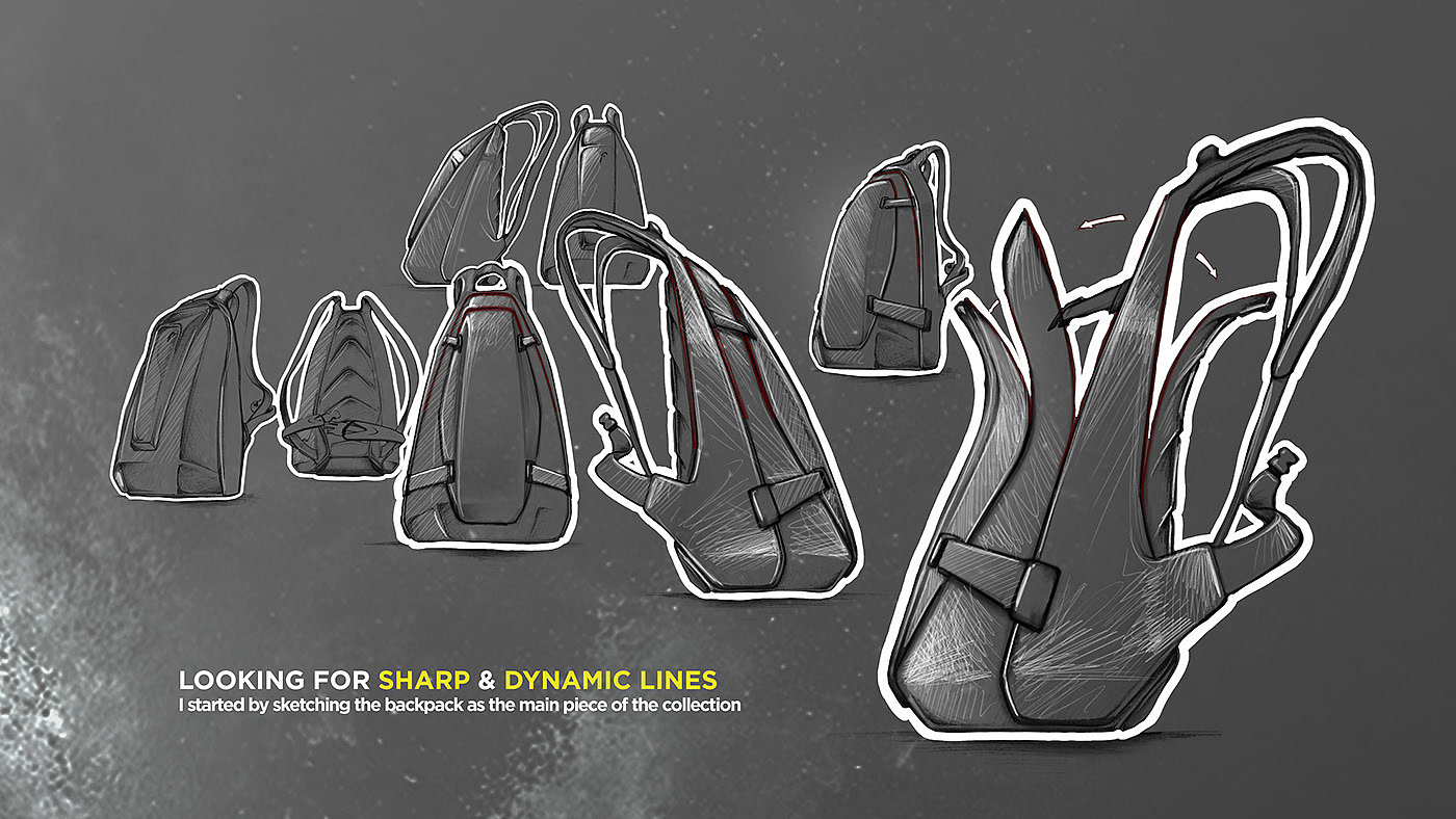 knapsack，outdoors，skiing，