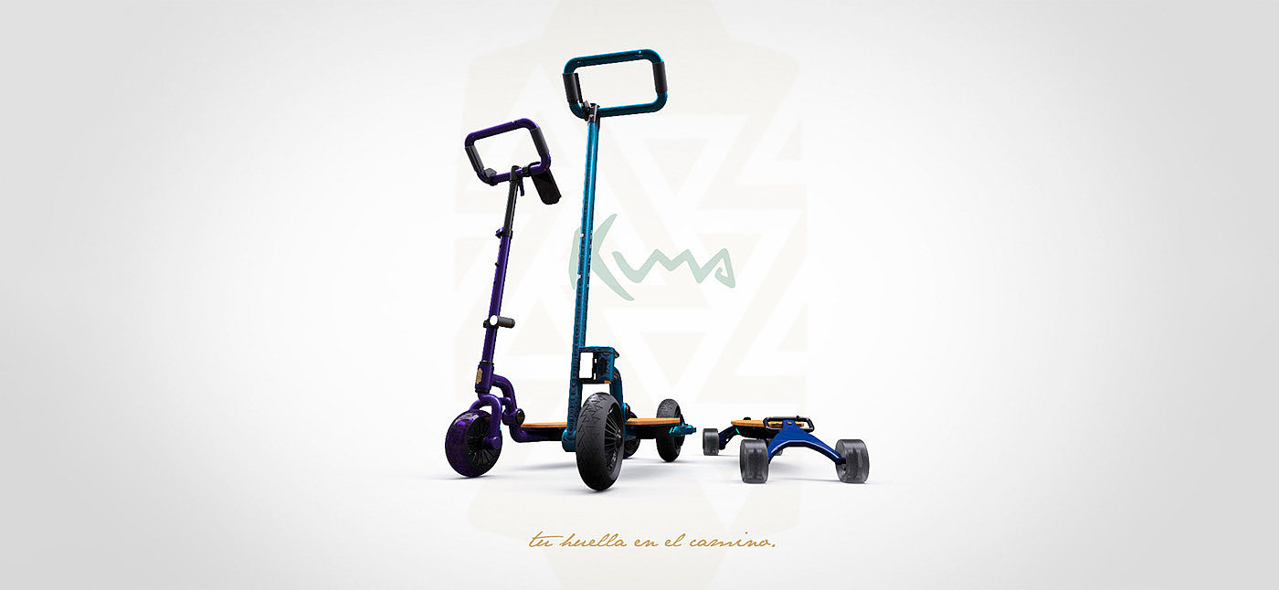 Urban transportation，Scooter，interactive，Portable，Kuma.，