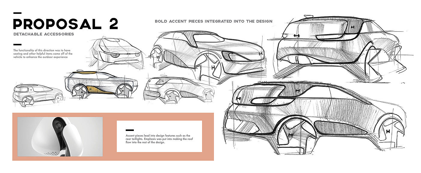 vehicle，Honda，Hand drawn，concept，HRV，