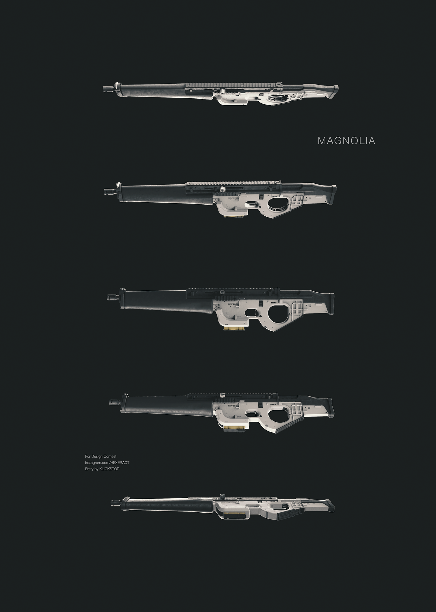 game，arms，Futurist，science fiction，concept，gun，