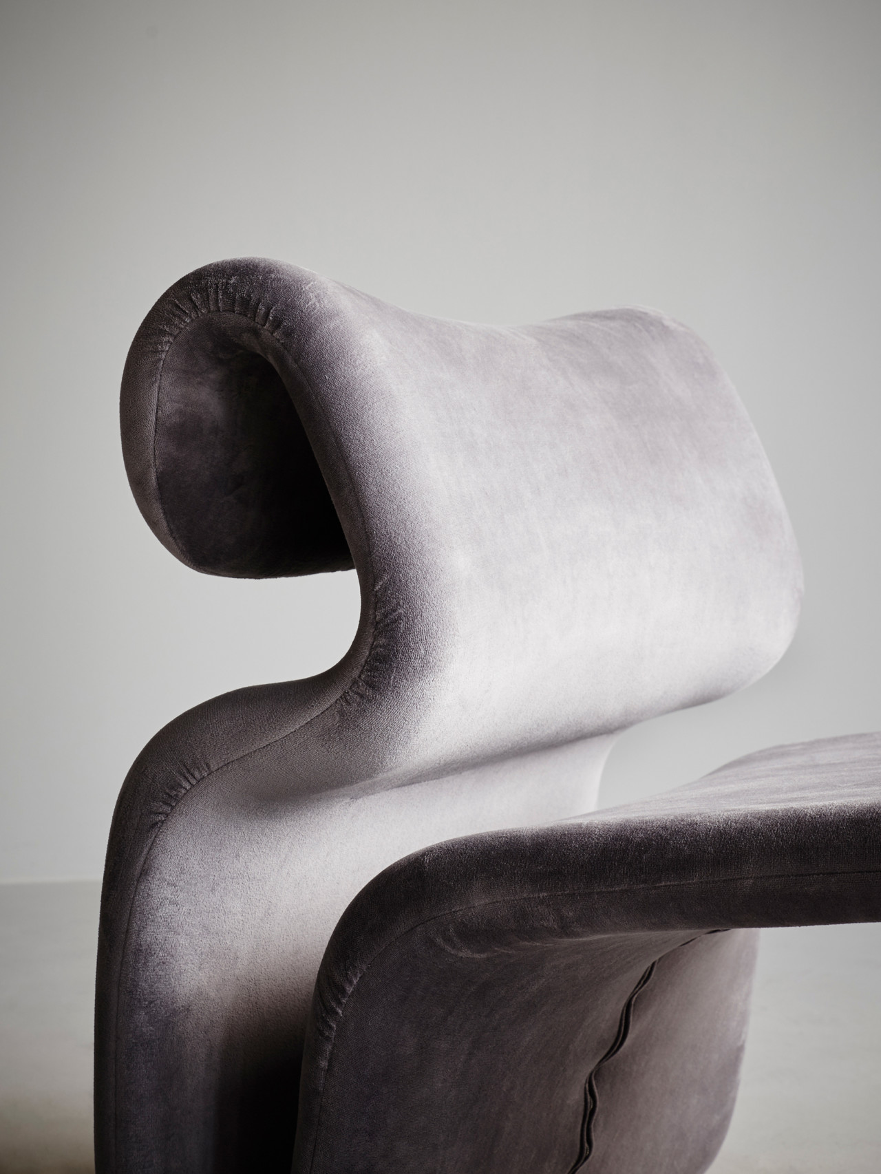 chair，bend，steel，Textile，1970s，