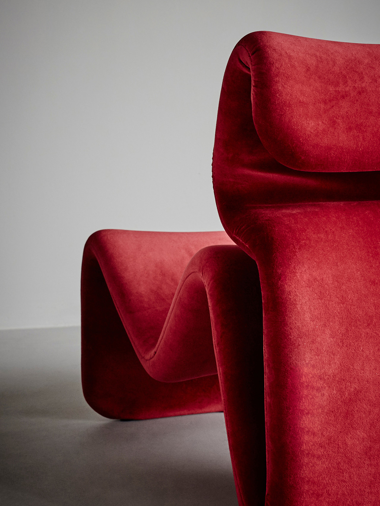 chair，bend，steel，Textile，1970s，