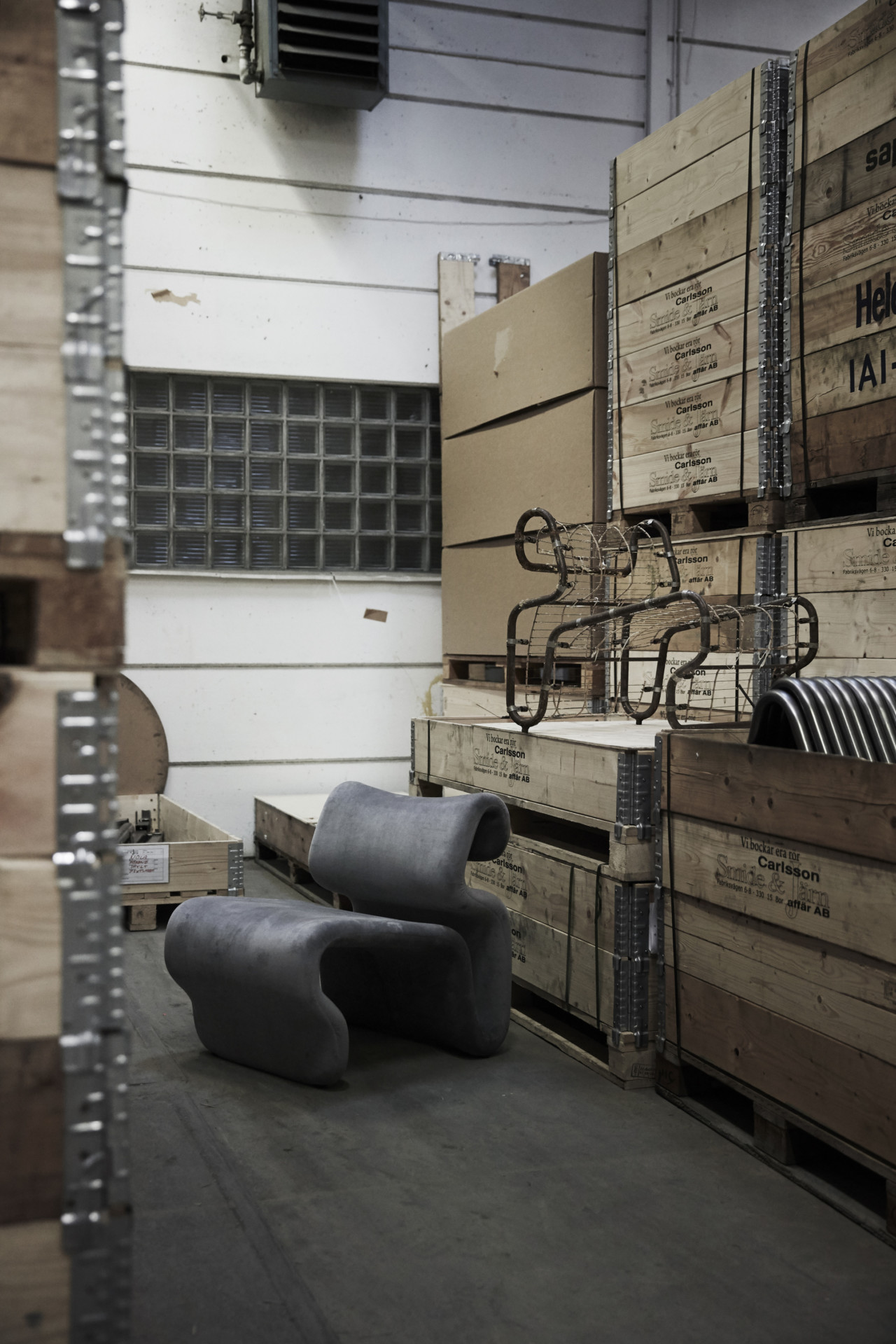 chair，bend，steel，Textile，1970s，