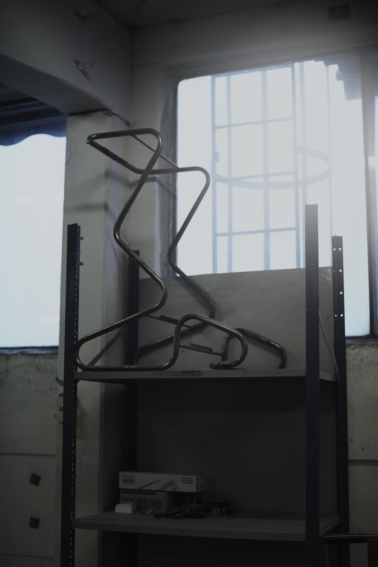 chair，bend，steel，Textile，1970s，