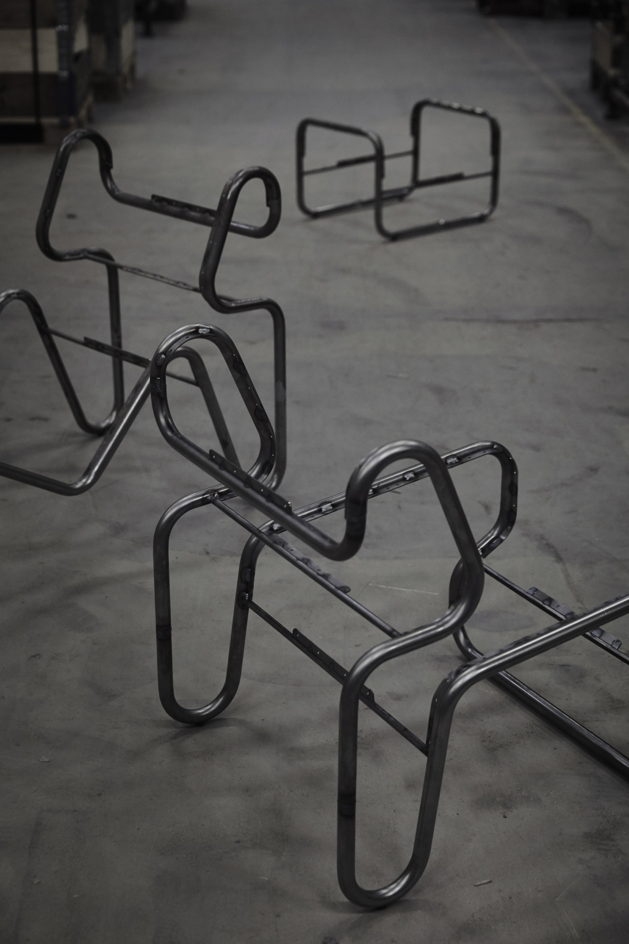 chair，bend，steel，Textile，1970s，