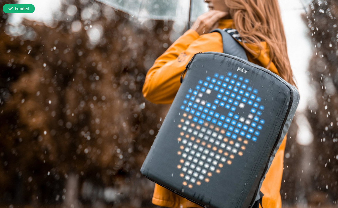 led，knapsack，Out of the street，