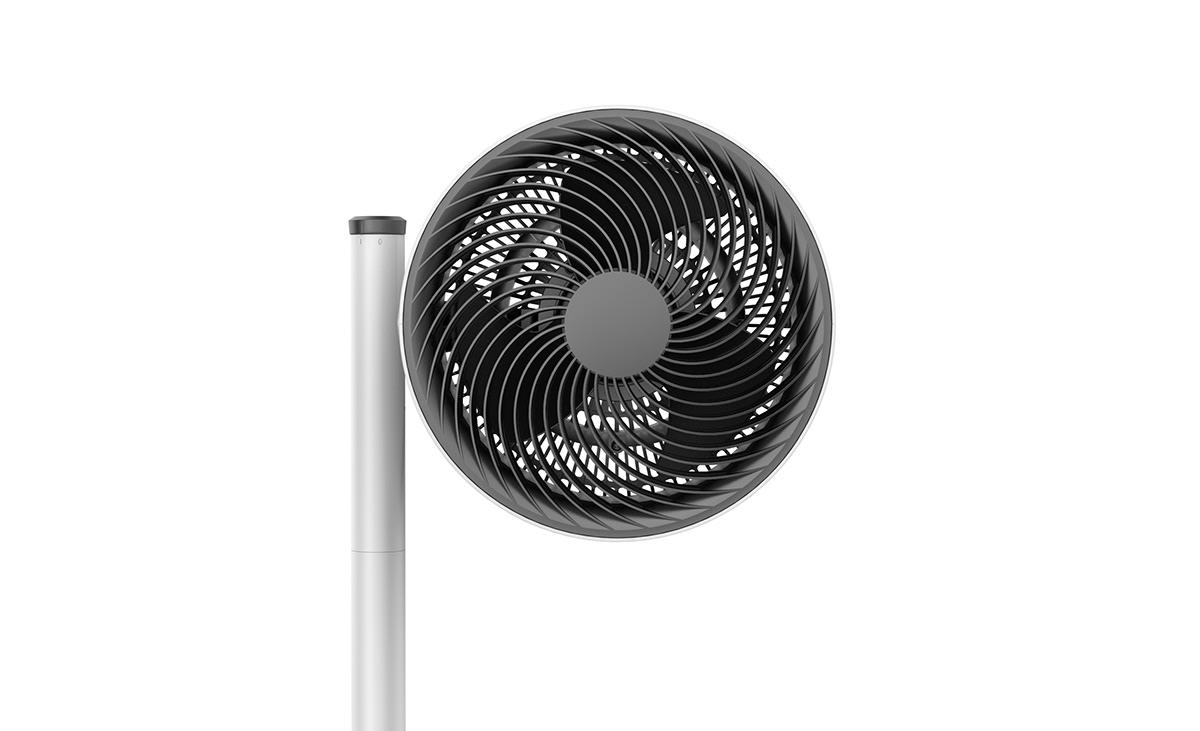 Fan，household，Desktop，to ground，white，