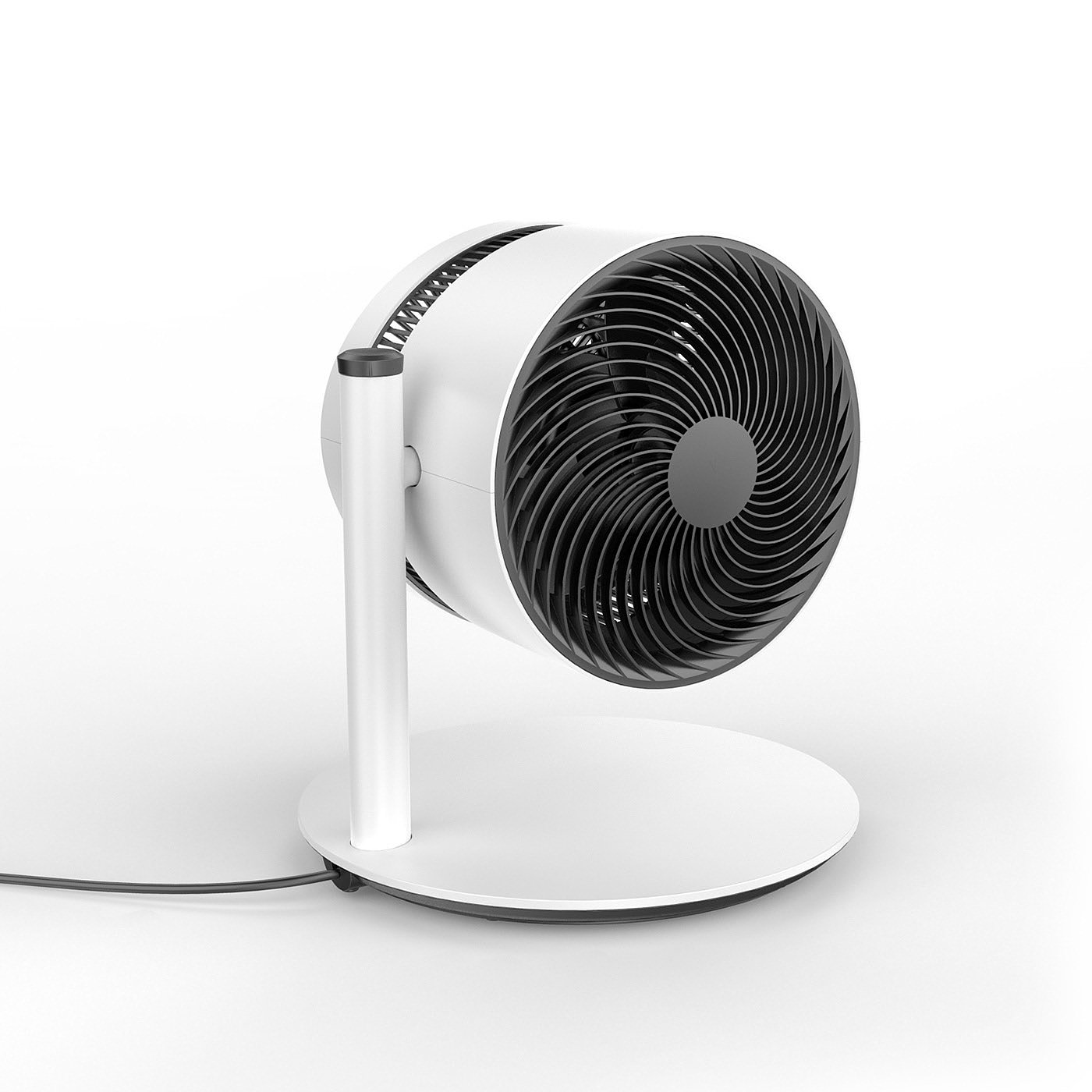 Fan，household，Desktop，to ground，white，