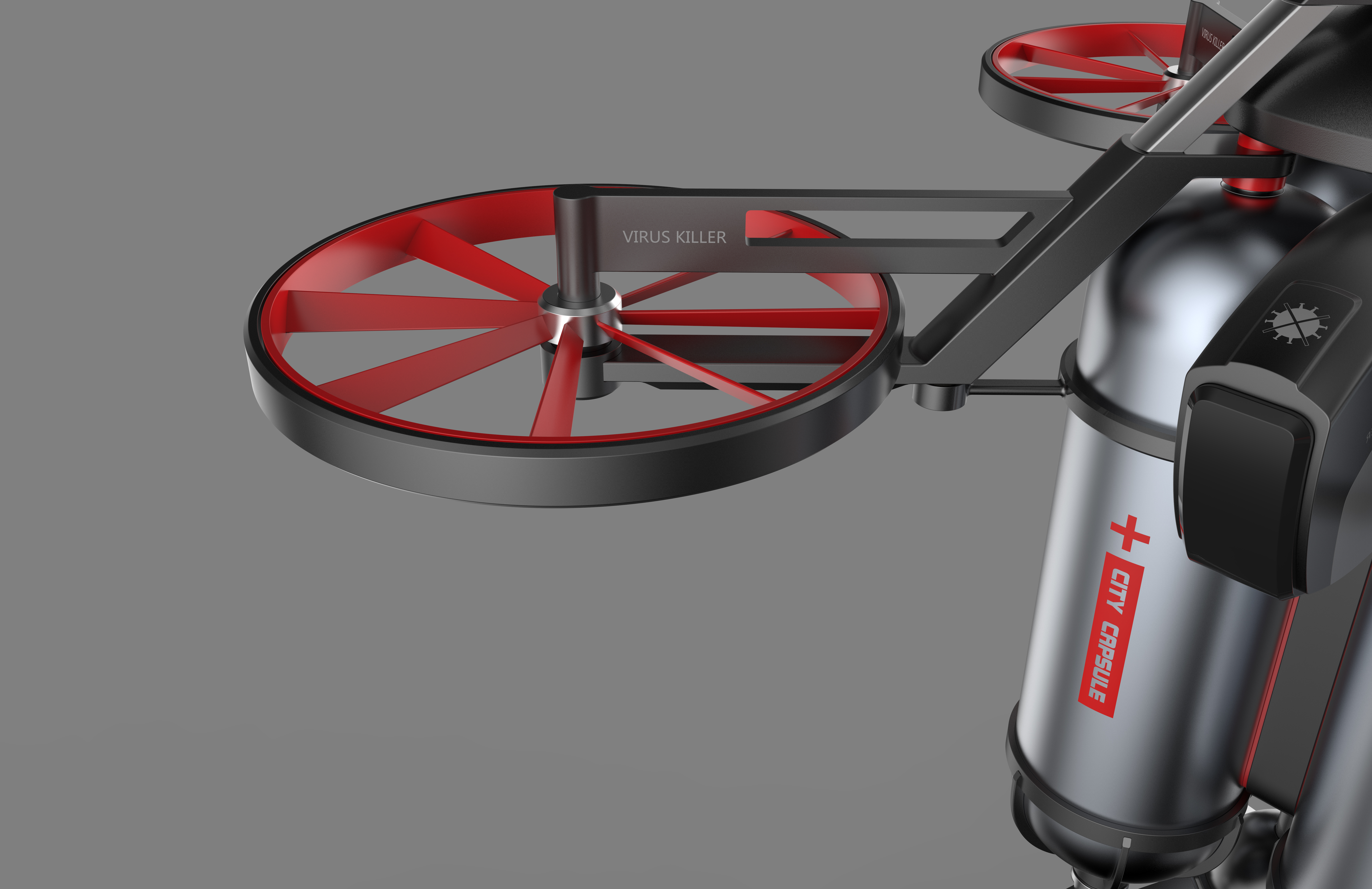 Appearance design，Aerocraft，intelligence，novel coronavirus，concept，UAV，