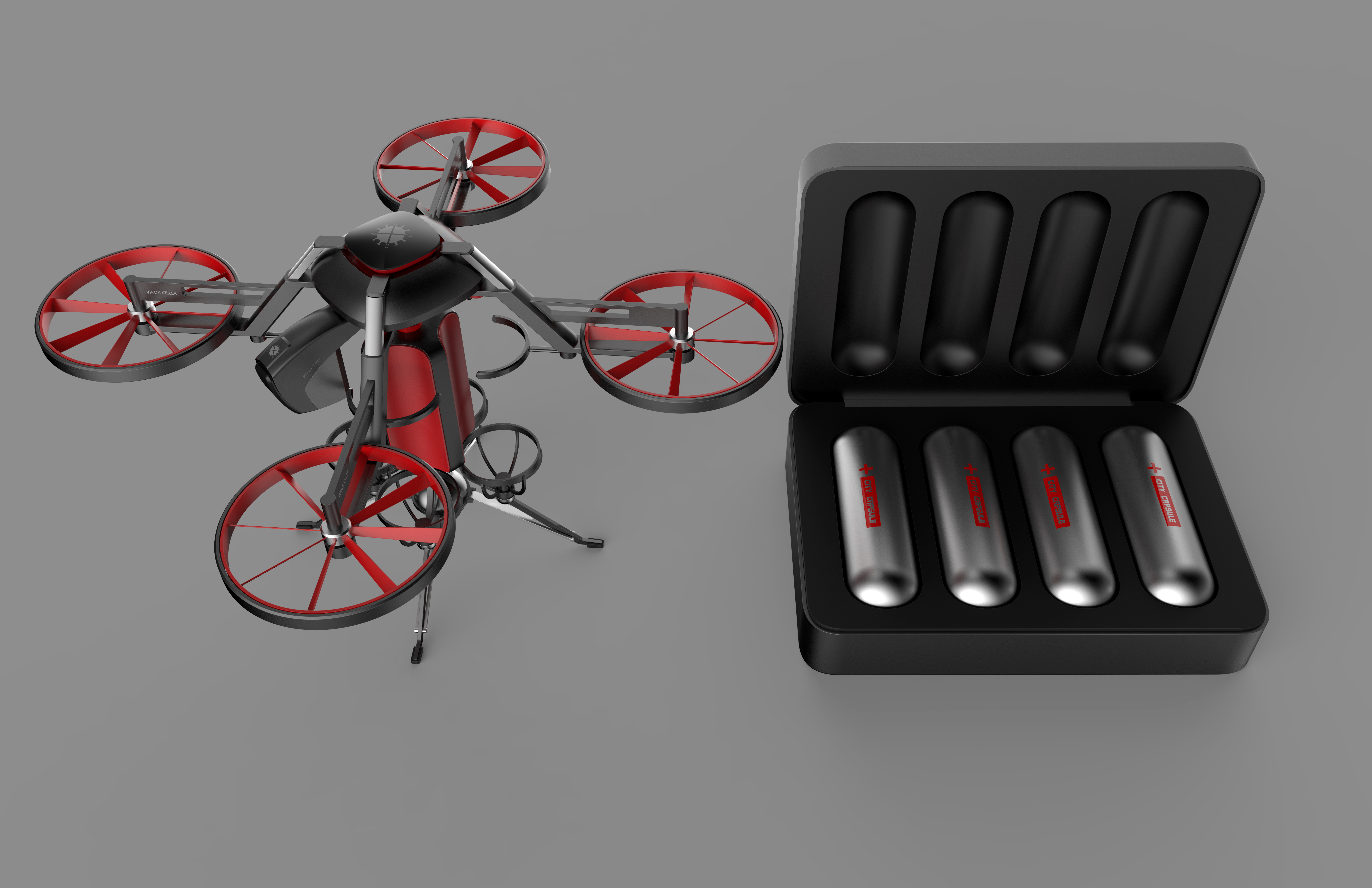 Appearance design，Aerocraft，intelligence，novel coronavirus，concept，UAV，