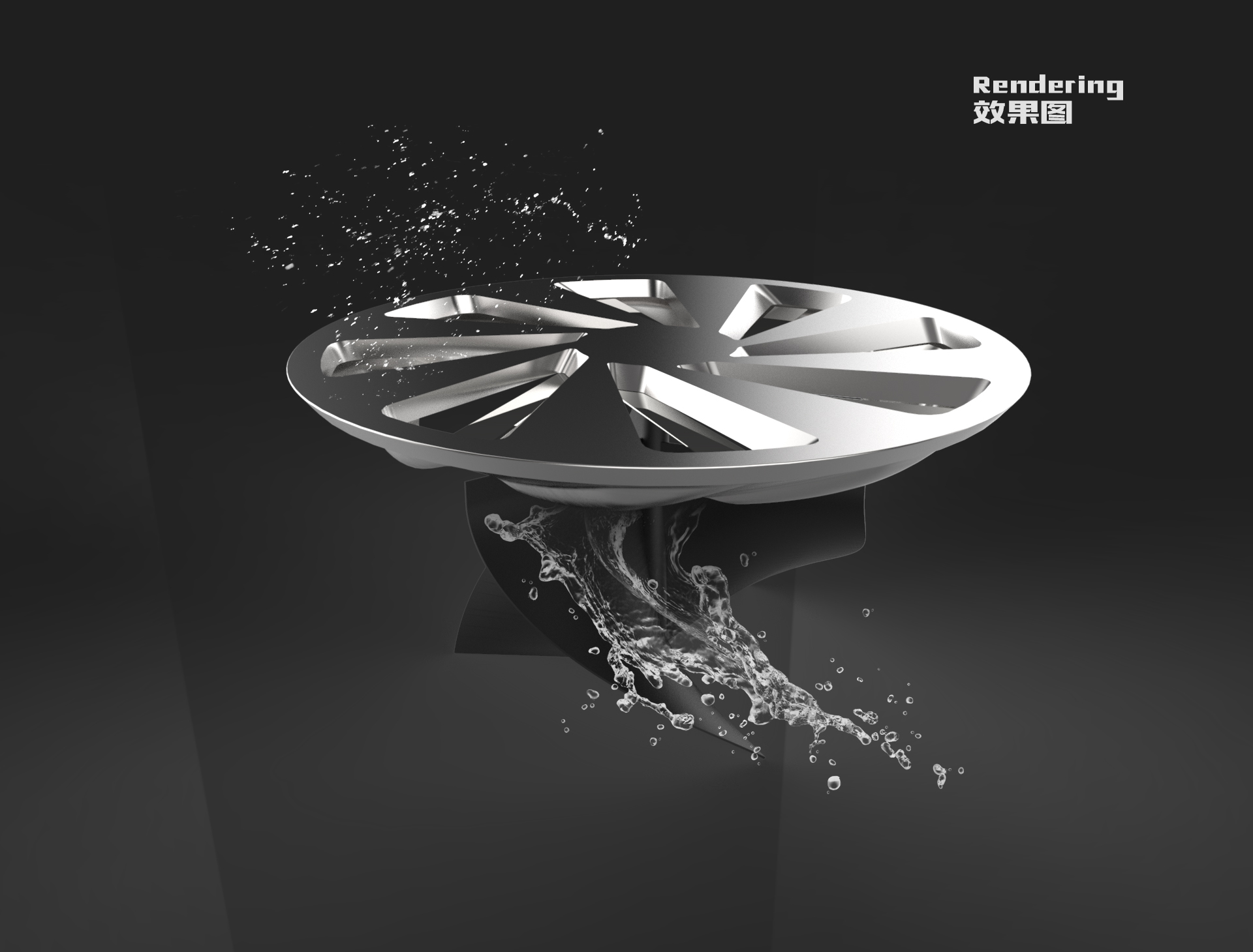 concept，cutting，Hair，blocking，Shower Room，Hydrodynamic force，the floor drain，