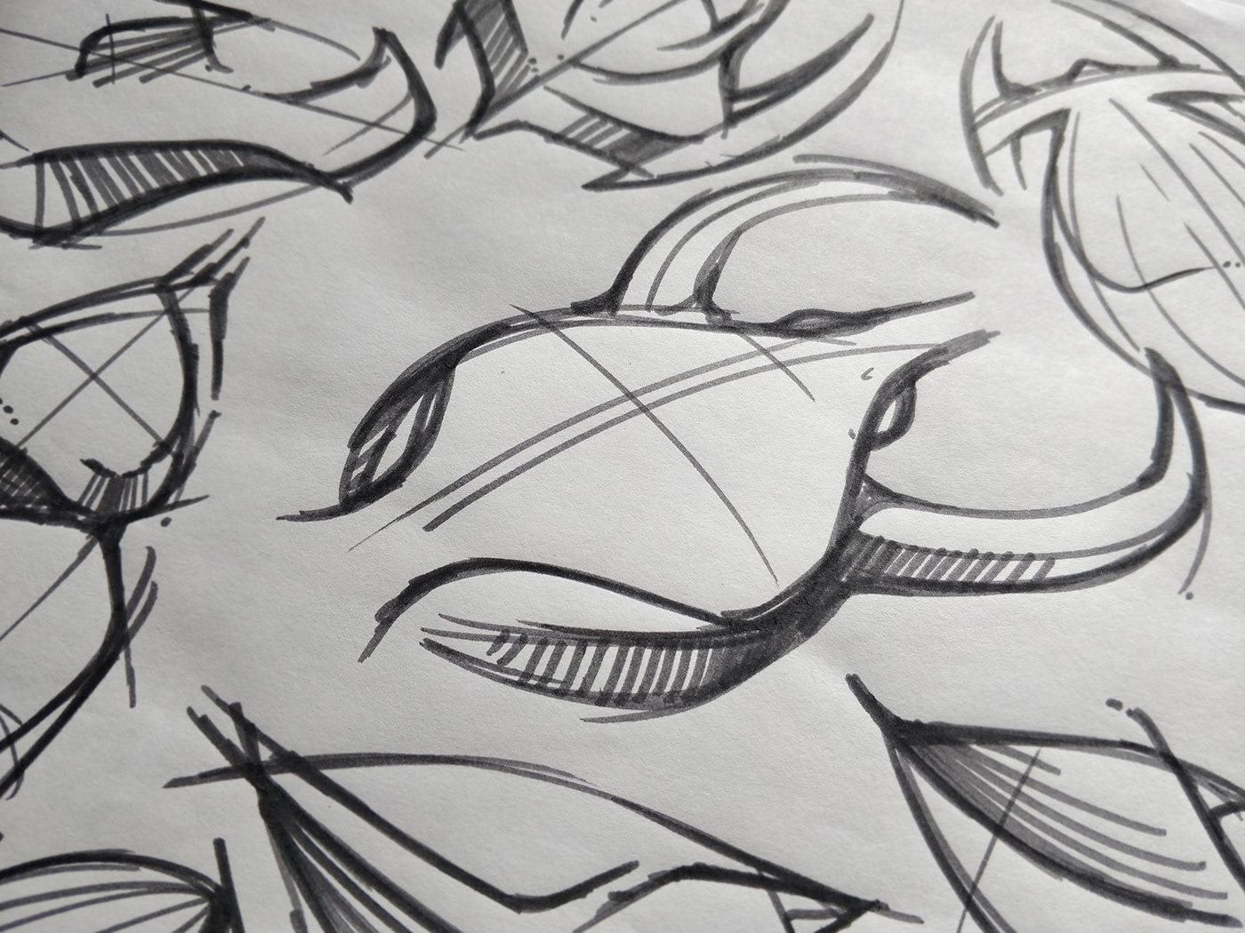 Hand drawn，sketch，painting，color，Marius Kindler，