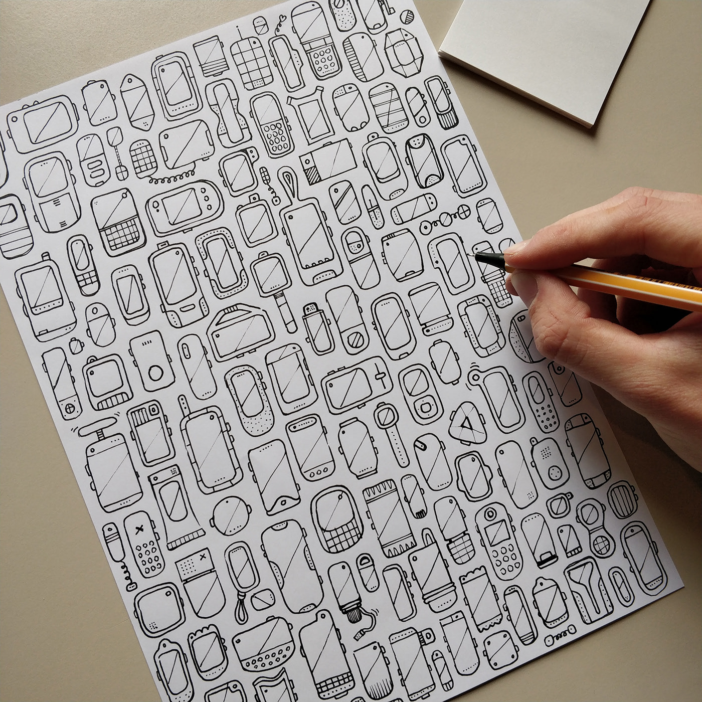 Hand drawn，sketch，painting，color，Marius Kindler，