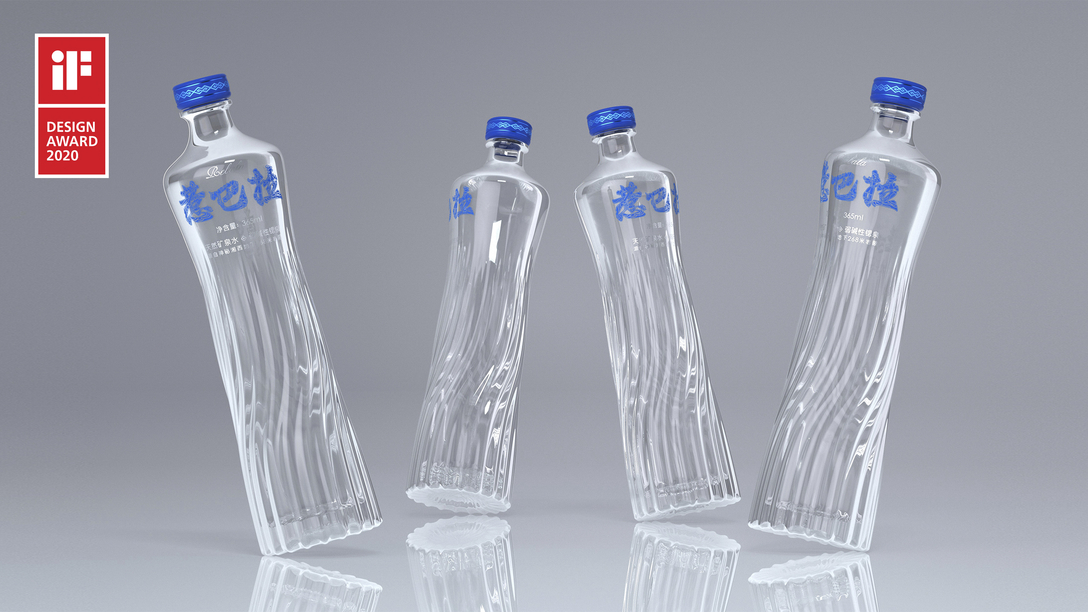 Zeng Ling，Moment creativity，Jabala mineral water，packing design，Mineral water packaging，Chinese style，