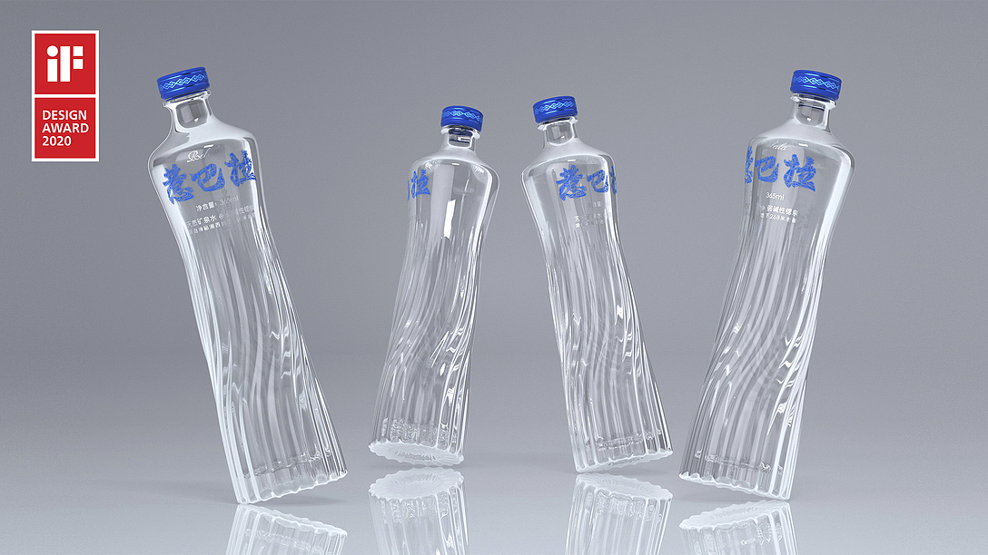 Zeng Ling，Moment creativity，Jabala mineral water，packing design，Mineral water packaging，Chinese style，