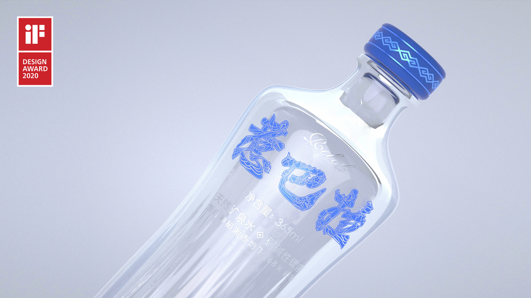 Zeng Ling，Moment creativity，Jabala mineral water，packing design，Mineral water packaging，Chinese style，