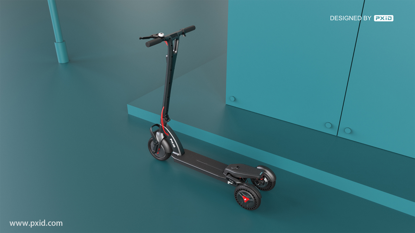 Design of electric scooter，Scooter design，Electric vehicle design，Design of transportation tools，