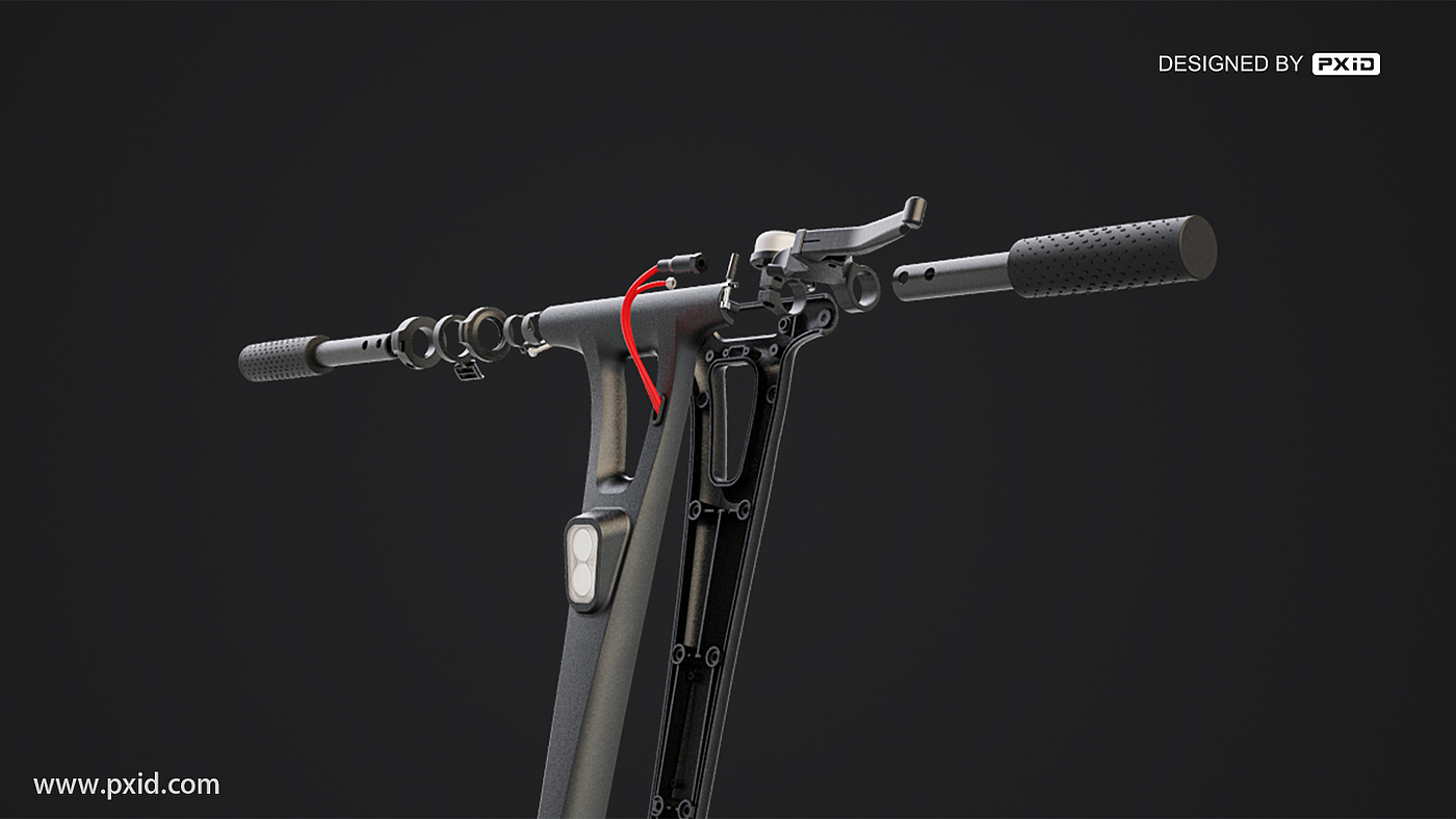 Design of electric scooter，Scooter design，Electric vehicle design，Design of transportation tools，