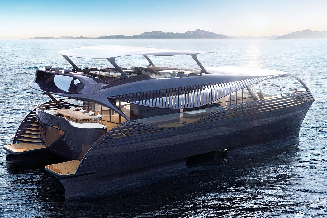 yacht，Electric，solar energy，