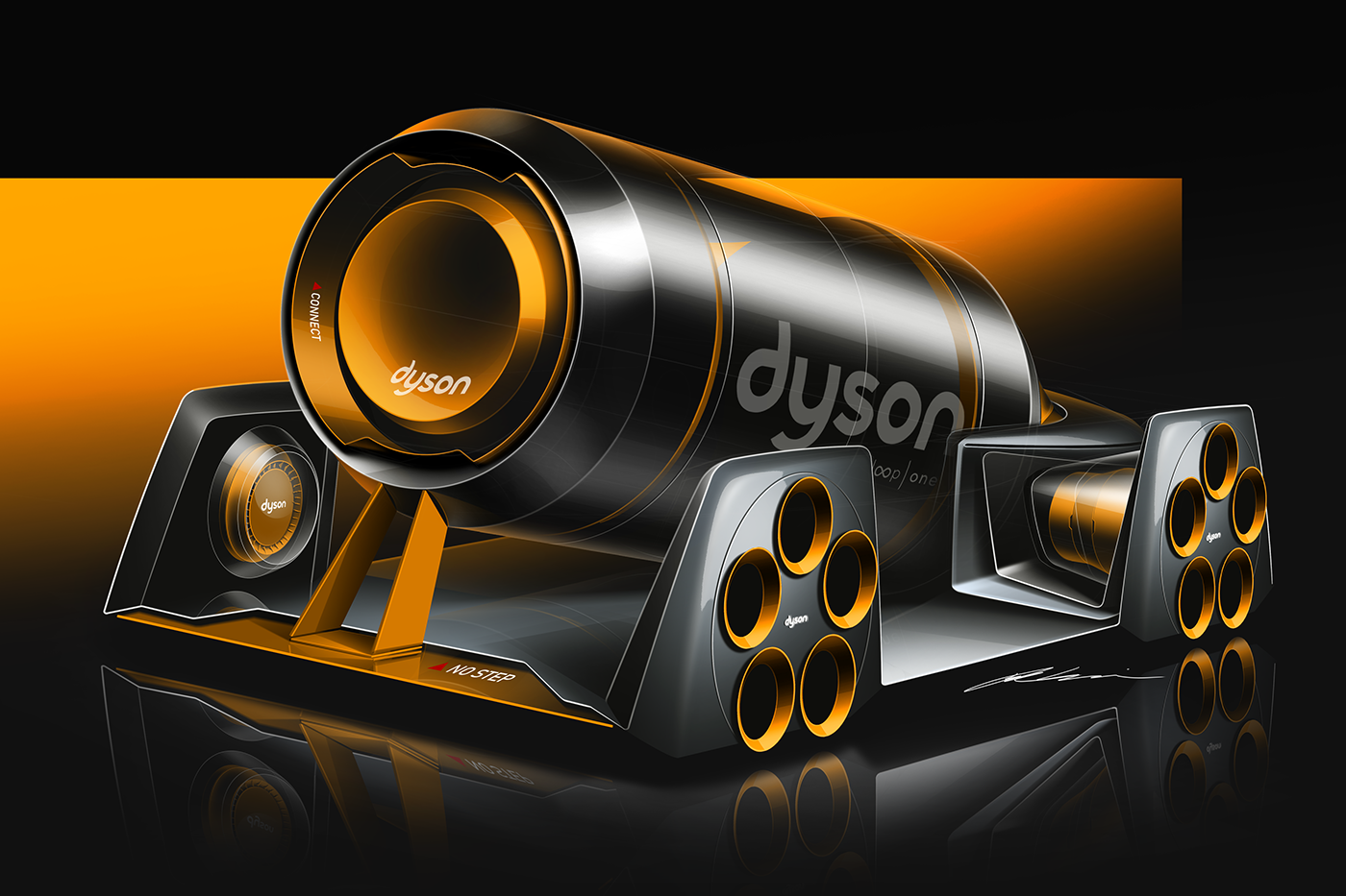 Hand drawn，Dyson，