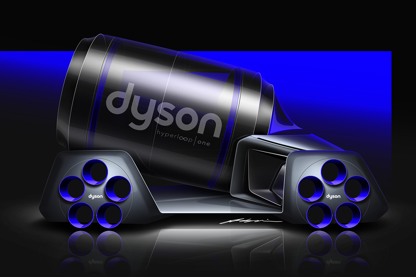 Hand drawn，Dyson，
